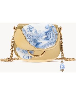 Chloé Souvenir Treasures Flap Minaudière - Blue