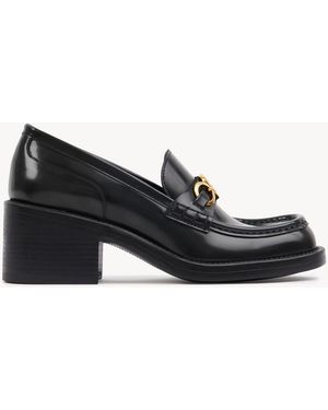 Chloé Dakota Heeled Loafer - Black