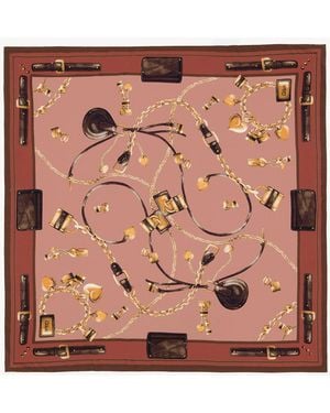 Chloé The Paddington Square Scarf - Pink