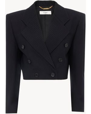 Chloé Spencer Short Blazer - Blue