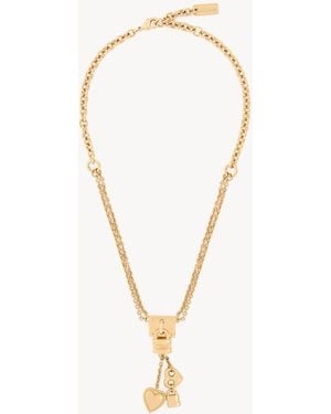 Chloé Collier Mini Paddington - Métallisé