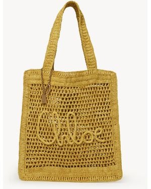Chloé Summer Banana Tote Bag - Geel