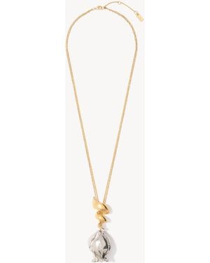 Chloé Collier Pendentif Bloomcraft - Métallisé