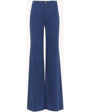 Chloé Pantaloni Sartoriali Svasati - Blu