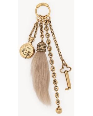 Chloé Symbols Bag Charm - Metallic