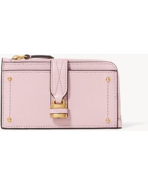 Chloé Small Paddington Purse With Card Slots - Pink