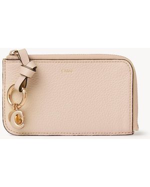Chloé Alphabet Wallet - Natural