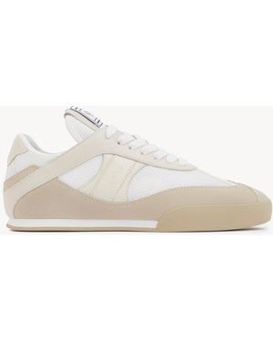 Chloé Kick Trainer 100% Polyester, Bovine Leather, Nylon - White