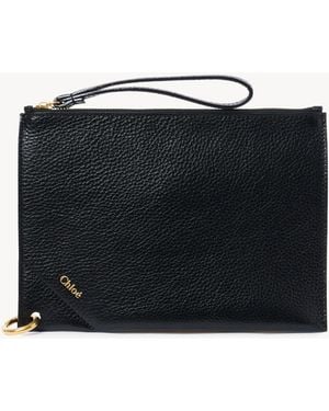 Chloé Spin Zipped Pouch - Black
