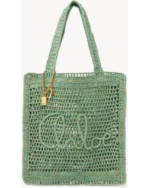 Chloé Tote Bag Summer Banana - Verde