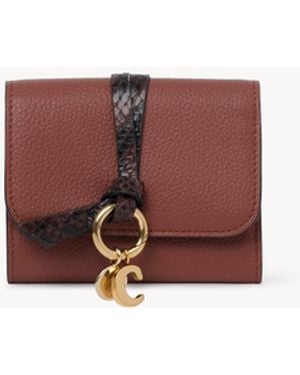 Chloé Small Alphabet Tri-Fold - Purple