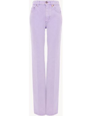 Chloé Straight Denim Jeans - Purple