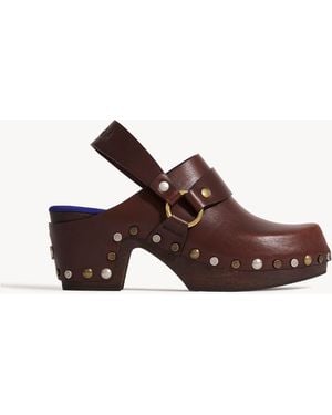 Chloé Talis Wedge Clog - Brown