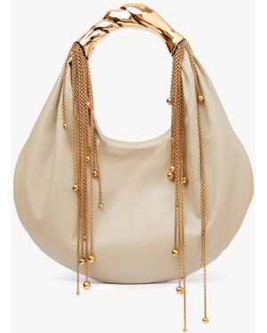 Chloé Twisted Shell Hobo Bag - Metallic