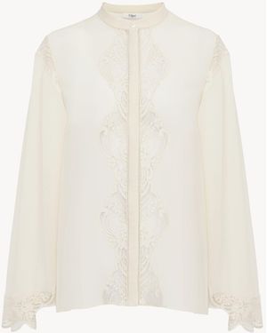 Chloé Fluid Blouse - White