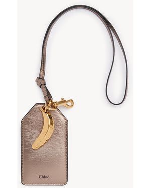 Chloé Symbols Banana Tag - Wit