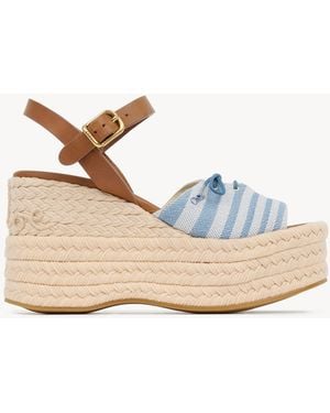 Chloé Isla Wedge Espadrille - Natural