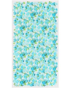 Chloé Wild Flowers Pareo Aus Baumwollvoile - Blau