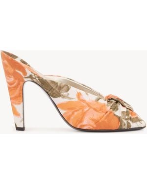 Chloé Sabot Con Tacco Suzie - Rosa