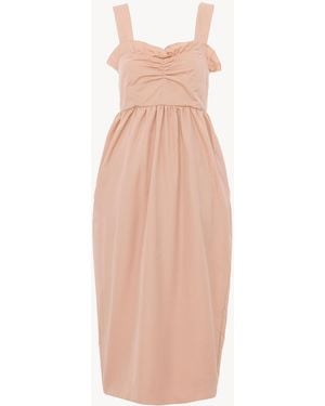 Chloé Sleeveless Fitted Midi Dress - Multicolor