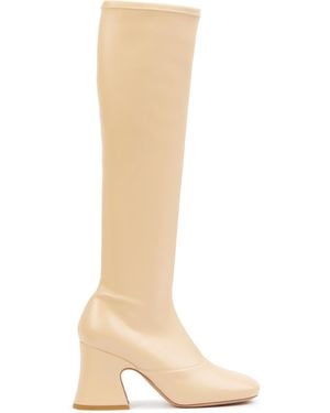 Chloé Heeled Boots - Natural