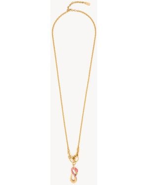 Chloé The Tropicus Pendant Necklace - Metallic