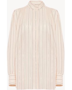 Chloé Gathered Blouse - Natural