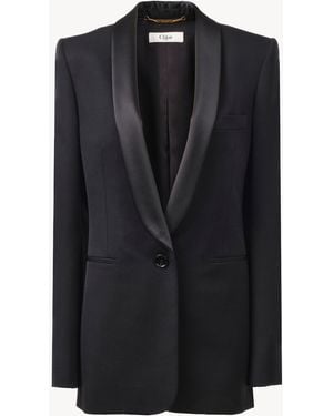 Chloé Tuxedo Jacket - Blue