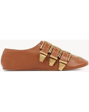 Chloé Susanna Flat - Brown
