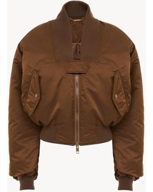 Chloé Bomber Jacket - Brown