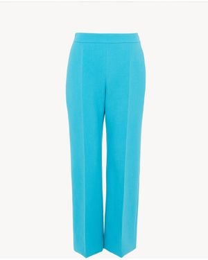 Chloé Straight Cropped Trousers - Blue