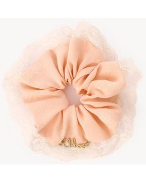 Chloé The Poetic Scrunchie - Pink