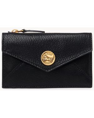 Chloé Small Envelope Purse With Card Slots - Black