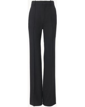 Chloé Pantaloni A Vita Alta - Nero