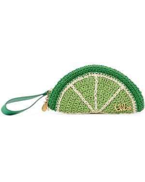 Chloé Pochette Tropicus Lime Slice - Verde