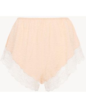 Chloé Lingerie Shorts - Natural
