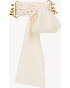 Chloé The Bow Chain Belt - White