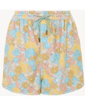 Chloé Drawstring Mini Shorts - White