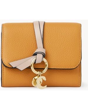Chloé Small Alphabet Tri-Fold - Metallic