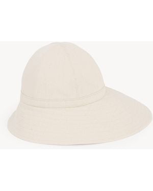 Chloé Chapeau bob Chloé Breeze en coton - Blanc