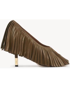 Chloé Décolleté Mona Taglia 100% Pelle Di Capra - Marrone
