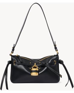Chloé Mini Paddington Sling Pouch With Strap - White