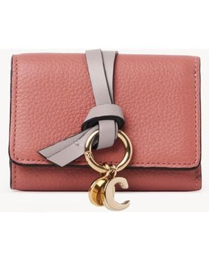 Chloé Mini Alphabet Tri-Fold - Pink
