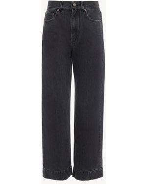 Chloé High-Rise Cropped Jeans - Blue