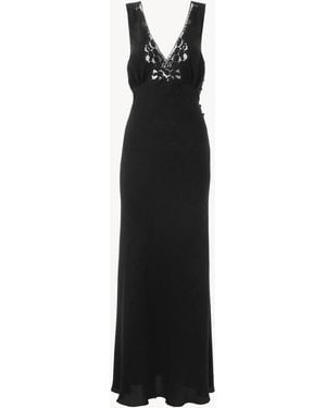 Chloé Sleeveless Column Dress - Black