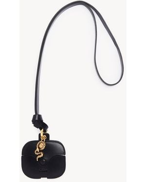 Chloé Symbols Snake Earpods Case - White