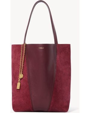 Chloé Spin Tote Bag - Red