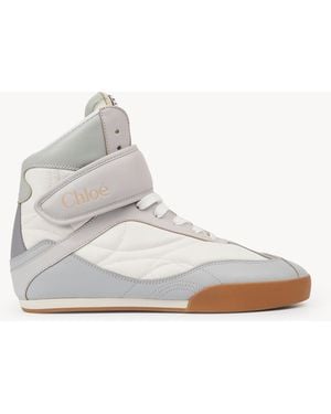 Chloé Kick High-Top Sneaker - White