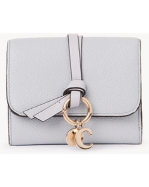Chloé Alphabet Small Tri-Fold - White