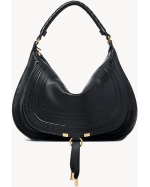 Chloé Marcie Shoulder Bag - Black